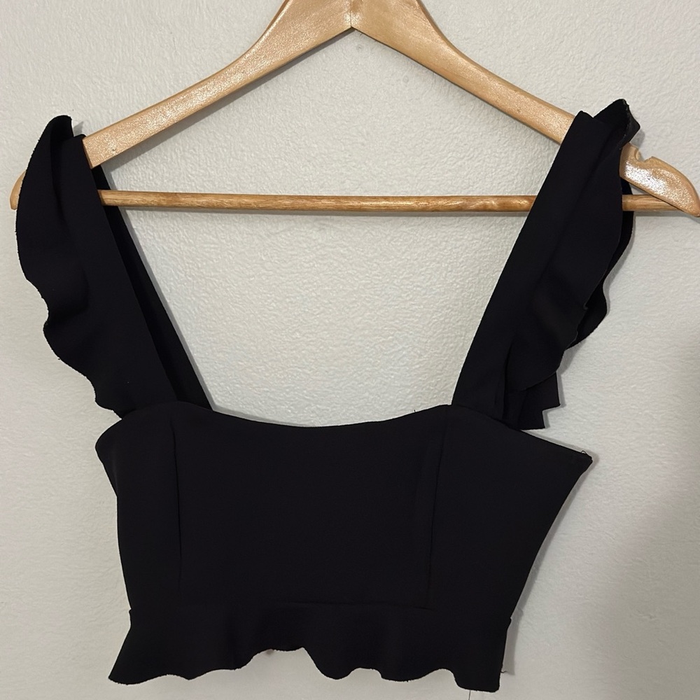 Black Zara Bralette Top